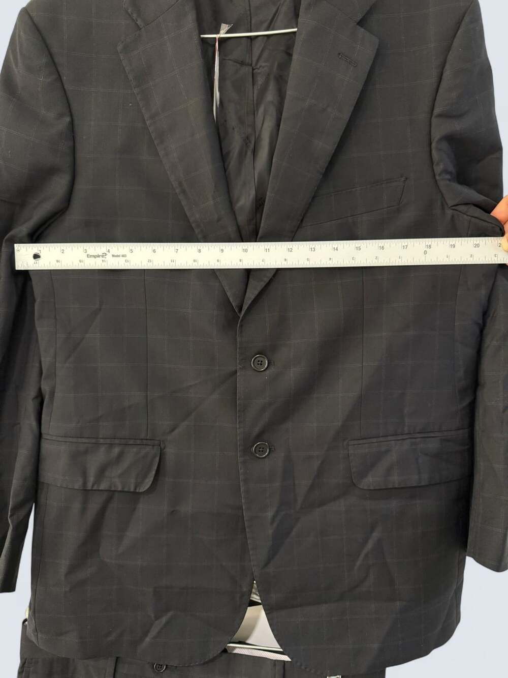 ERMENEGILDO ZEGNA Cloth Saks Fifth Avenue Suit 42R Wool Traveller Made in Italy - Picture 12 of 16